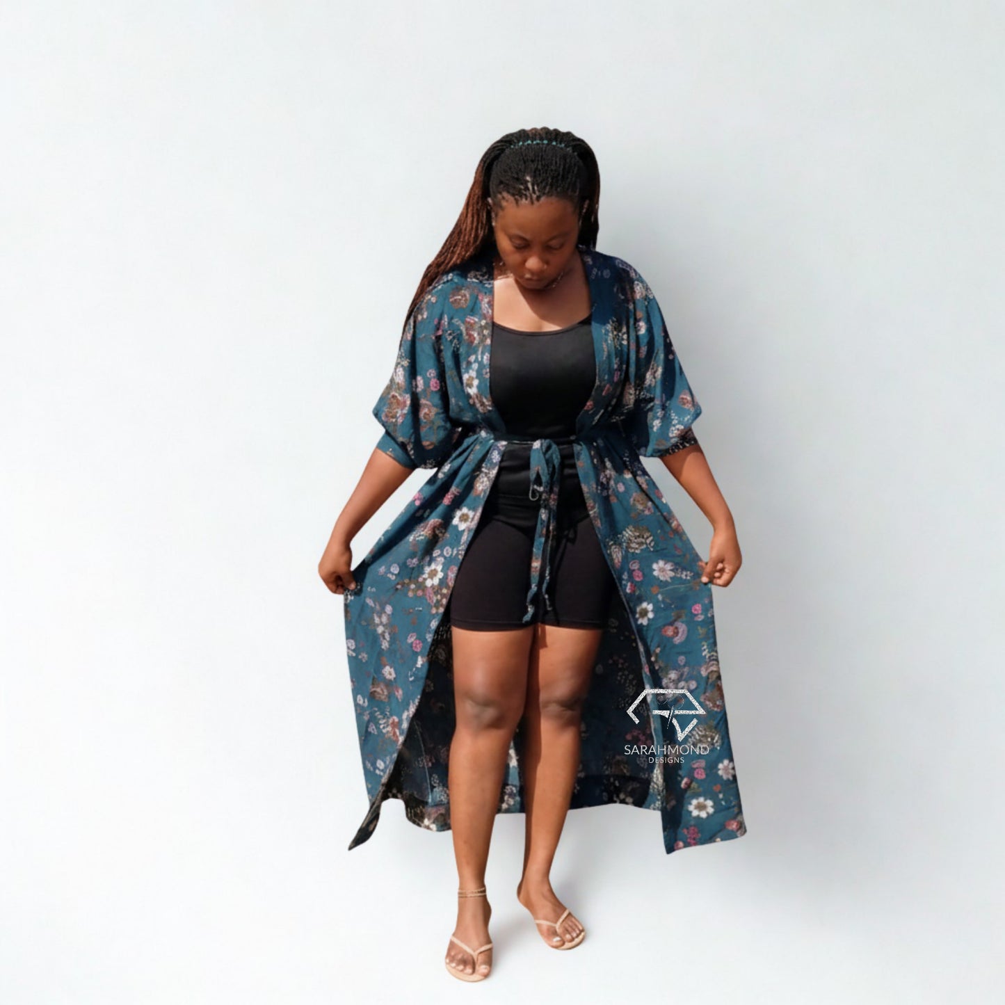 Refresh Vintage Kimono With Bubble Sleeves - Custom Made
