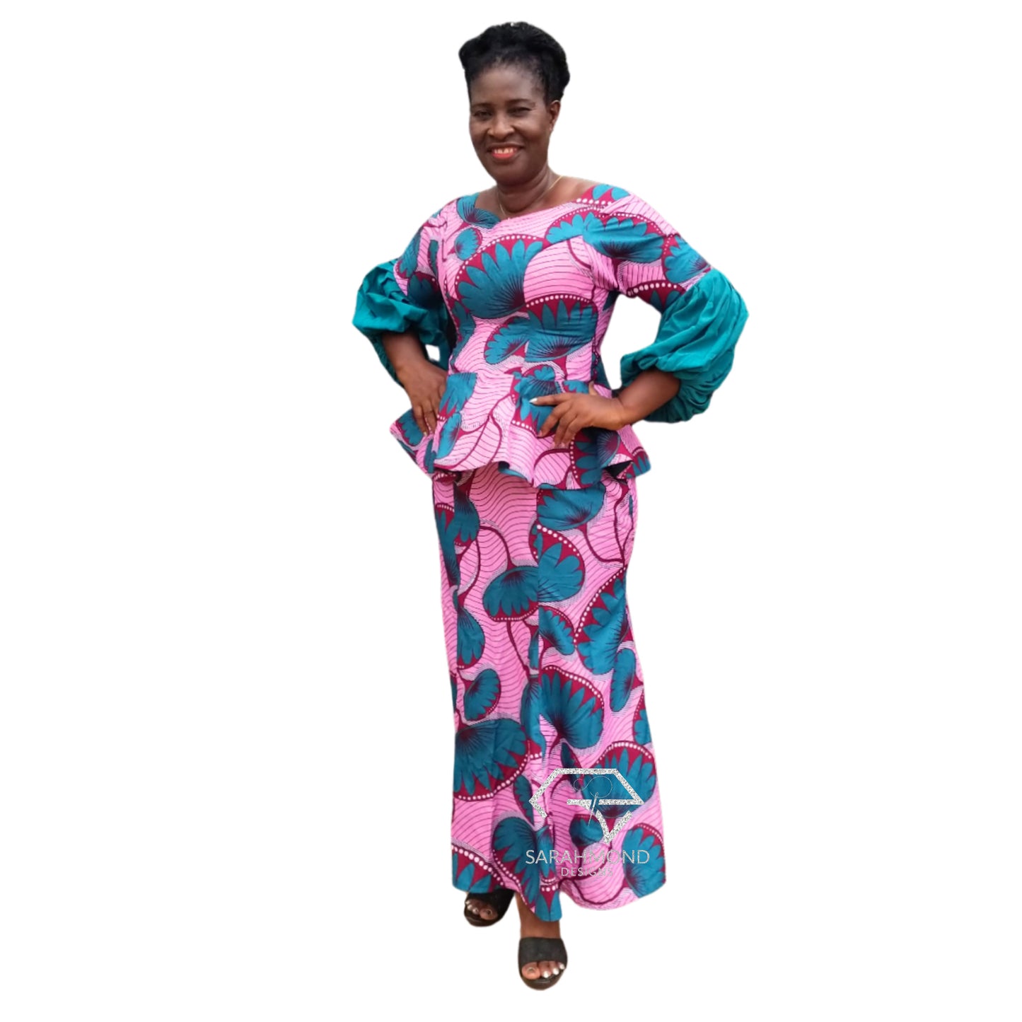Robe longue sirène à épaules dénudées Ariel avec traîne - Sur mesure (Copie)