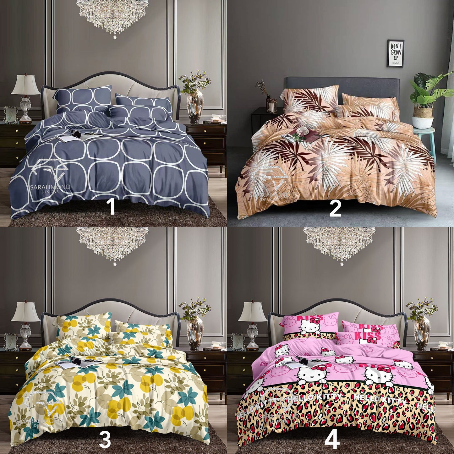 Dreamy And Cozy Bedding Sets For Every Room - Grey , Nude , Brown, Green, Yellow, Pink And White Colors