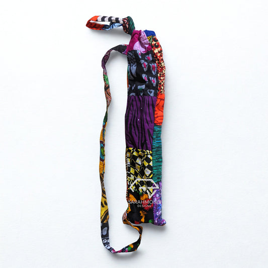 Skyler African Duffel Bag Tripod Bag With Cross Body Strap And Drawstring