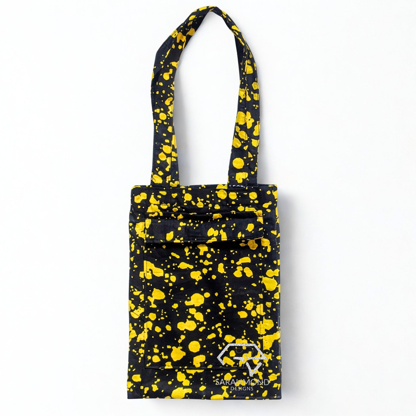 Harper African Tote And Carry Bag With Side Pocket - Small
