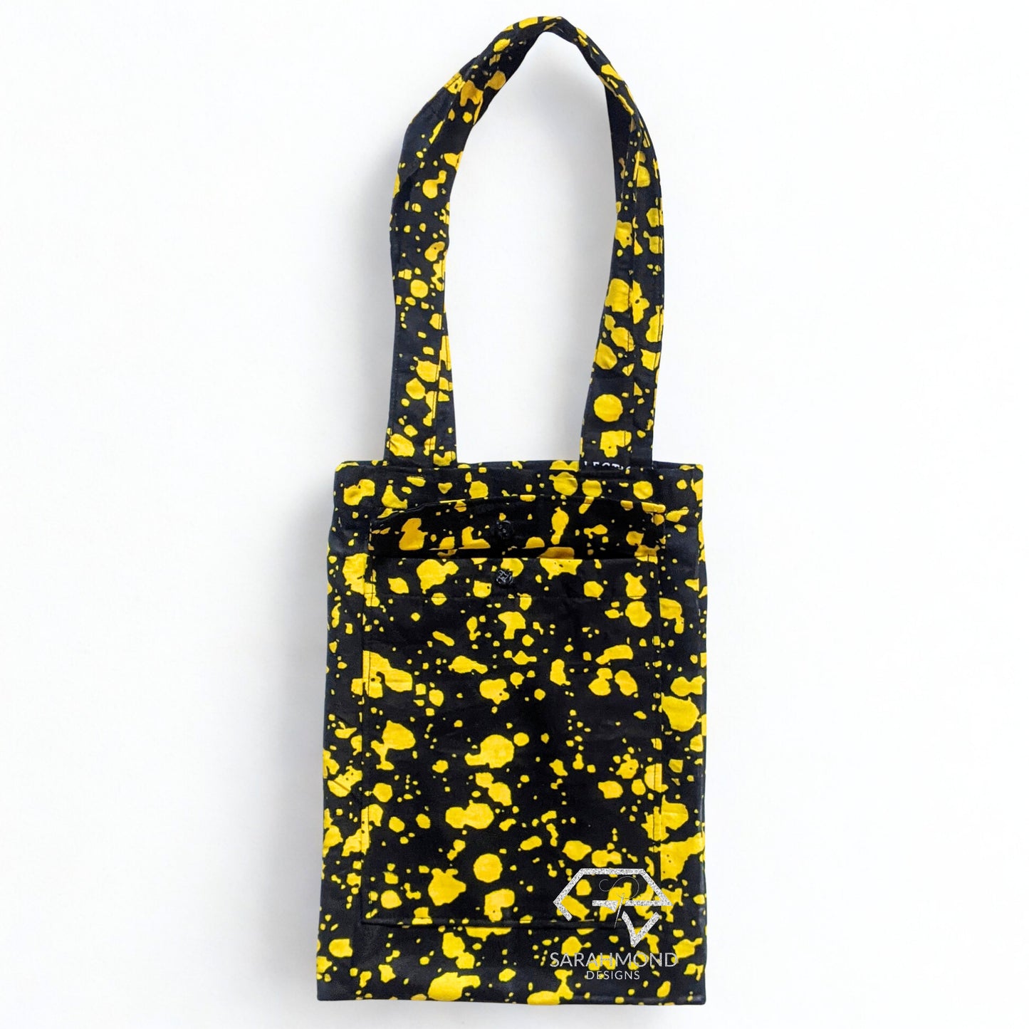 Harper African Tote And Carry Bag With Side Pocket - Small