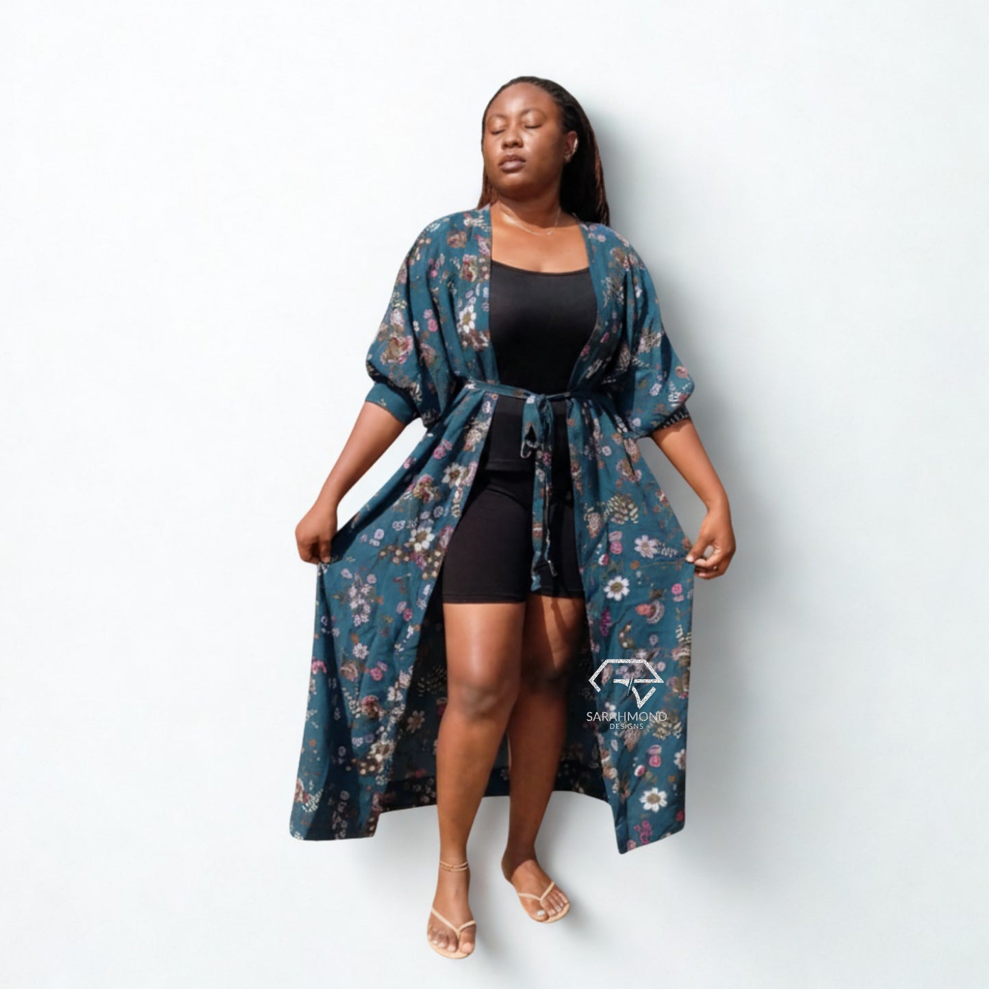 Refresh Vintage Kimono With Bubble Sleeves - Custom Made