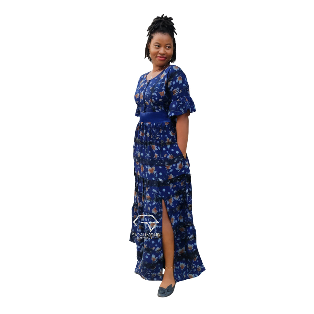 Robe longue sirène à épaules dénudées Ariel avec traîne - Sur mesure (Copie 17)