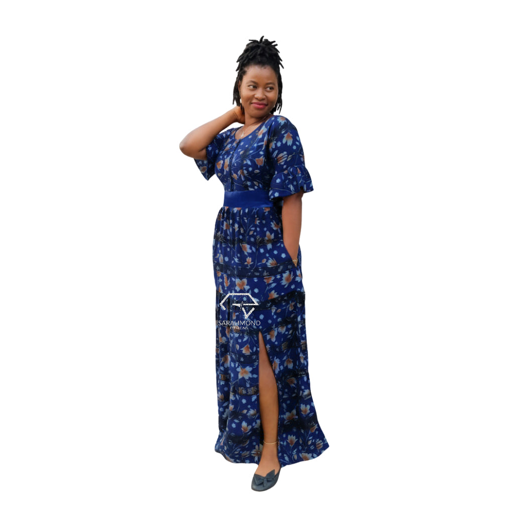 Robe longue sirène à épaules dénudées Ariel avec traîne - Sur mesure (Copie 17)