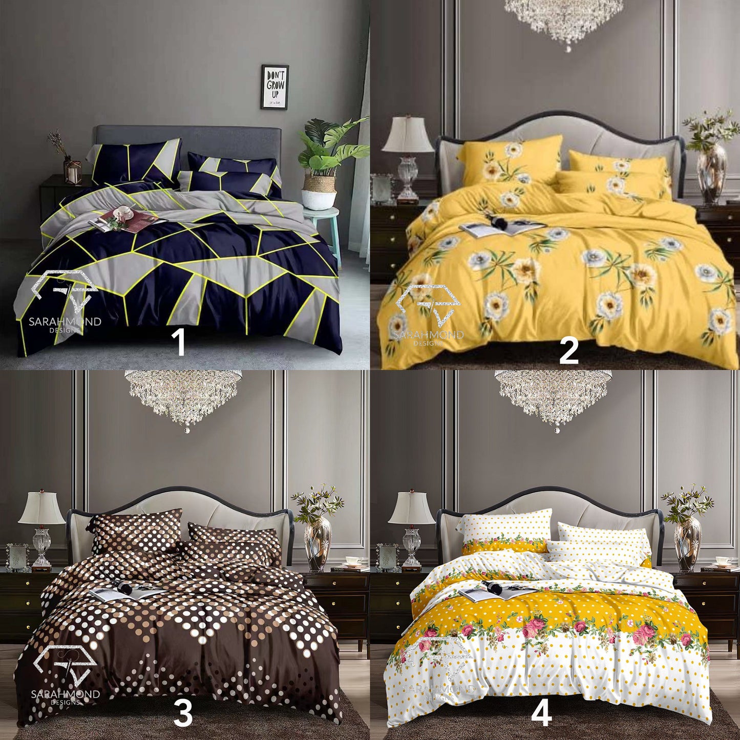 Dreamy And Cozy Bedding Sets For Every Room - Yellow, White, Black And Brown Colors